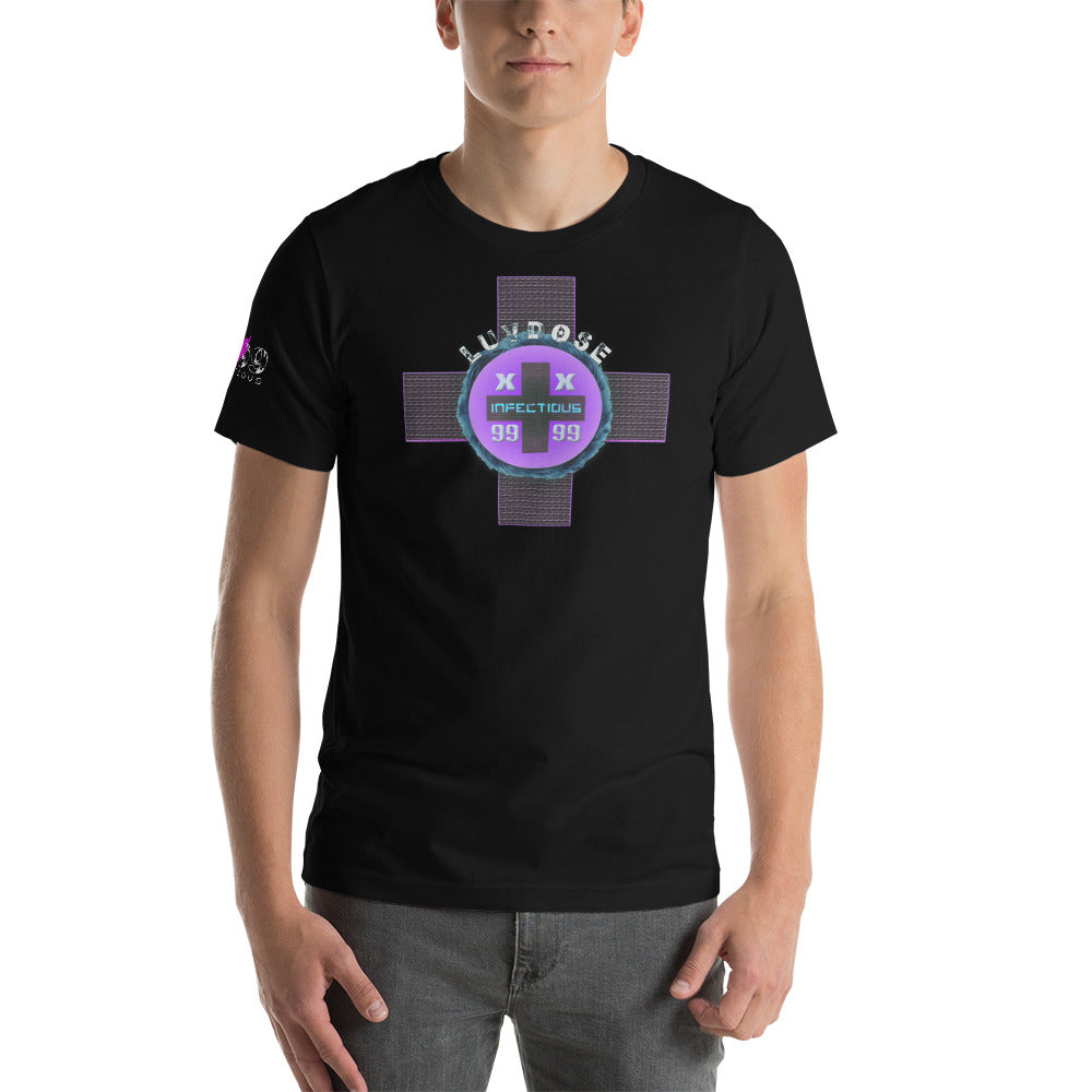 LUVDOSE 99: INFECTIOUS CROSS - Unisex t-shirt