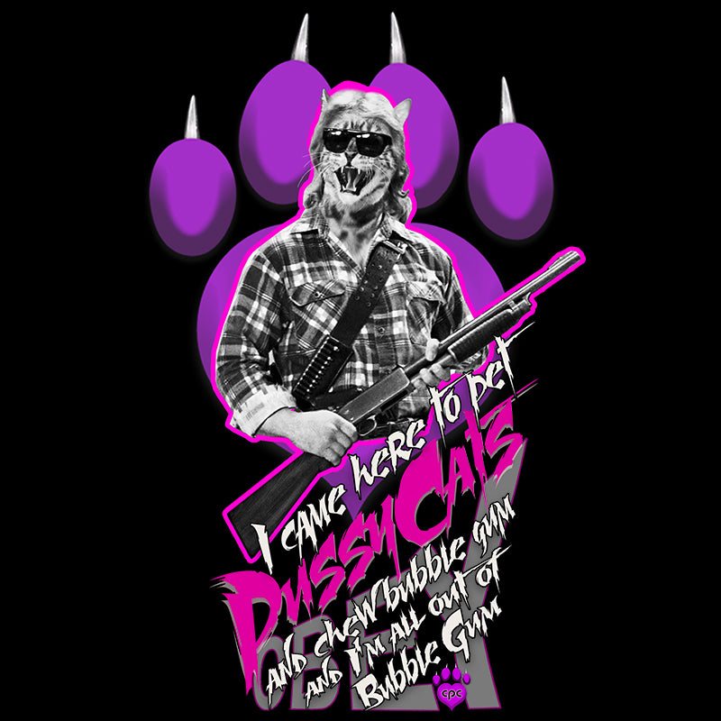 Bubble Gum and PussyCats (They Live) - Fashion Fit Ringspun T-Shirt - 100% cotton