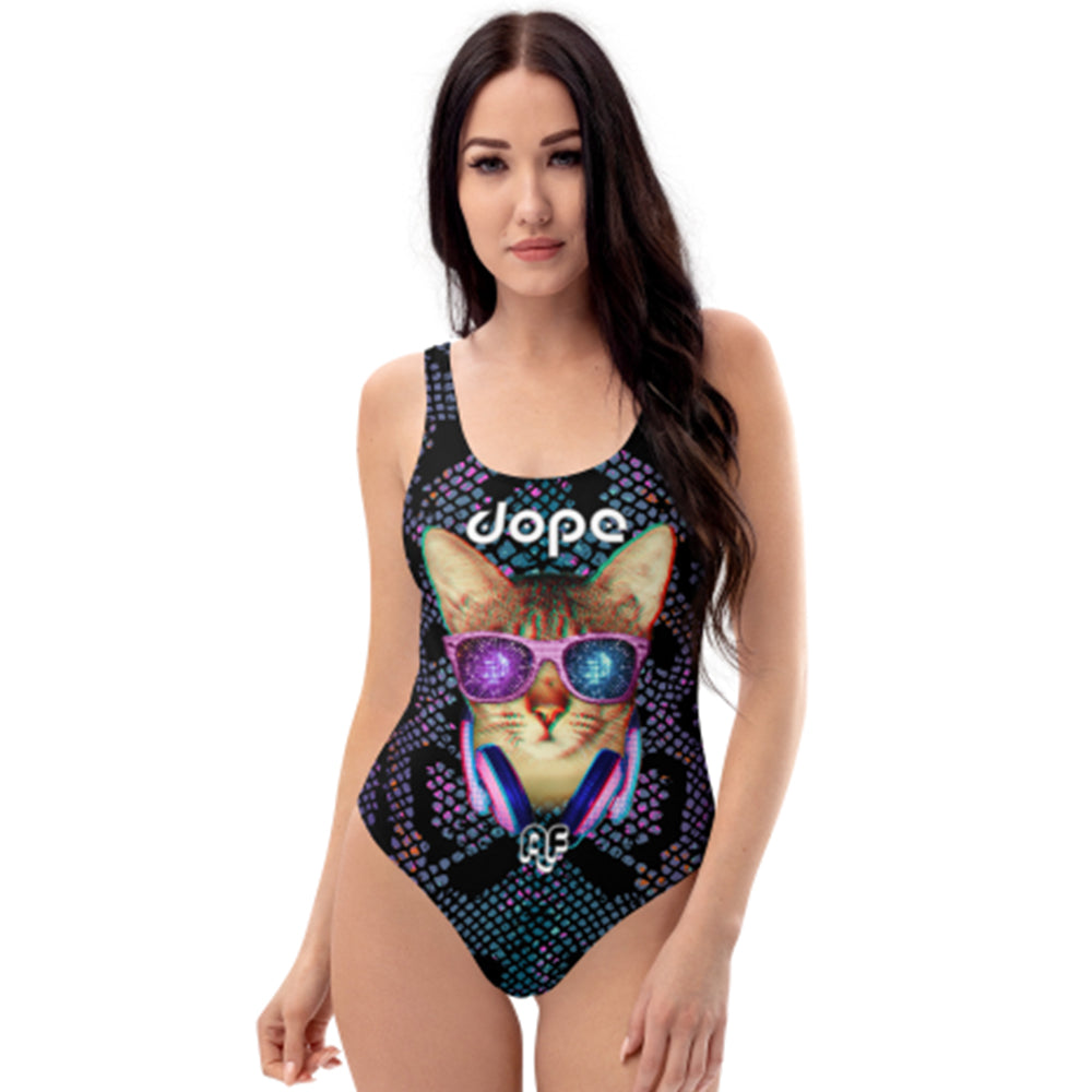 CHIC PUSSY CAT: DOPE AF - One-Piece Swimsuit