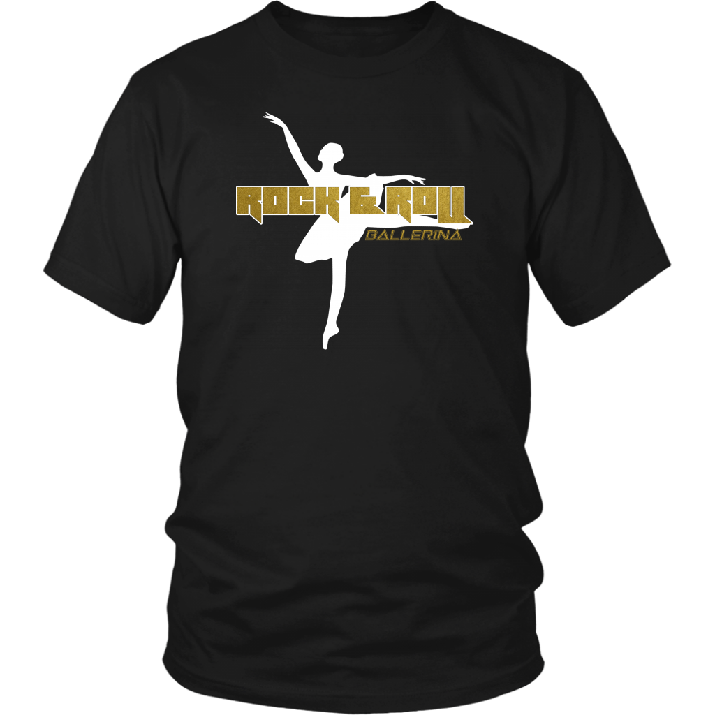 ROCK & ROLL BALLERINA - ROYAL UNISEX TEE