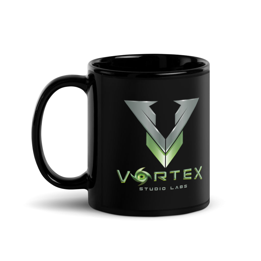 VORTEX STUDIO LABS - Black Glossy Mug