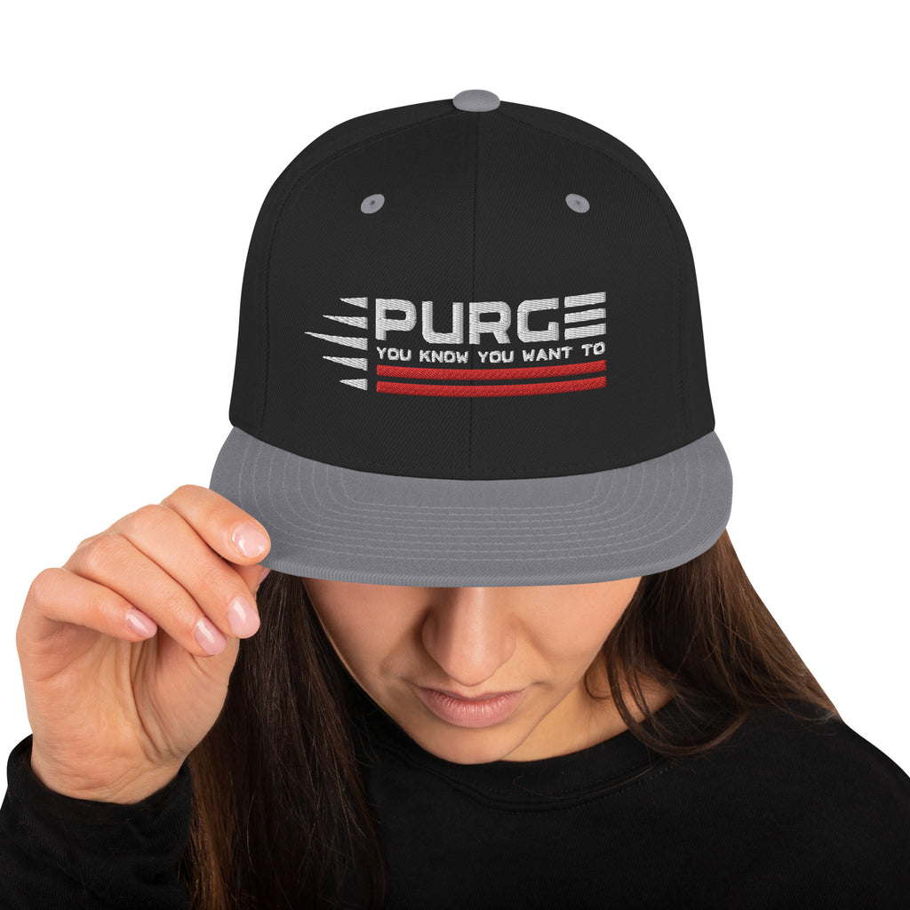 PURGE: YOU KNOW YOU WANT TO - Snapback Hat
