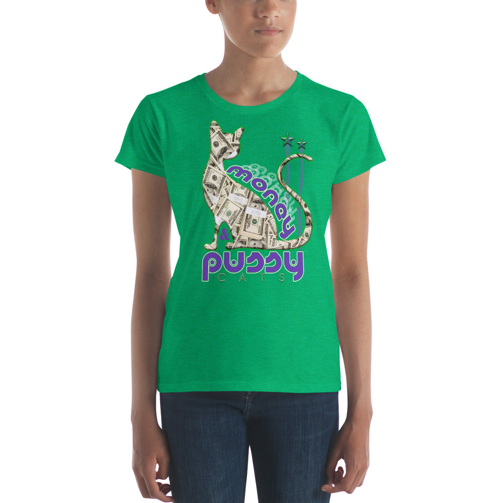 Money & Pussy Cats - Fashion Fit Ringspun T-Shirt - 100% cotton