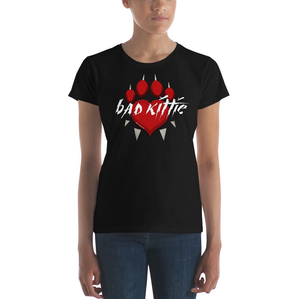 Bad Kittie - Fashion Fit Ringspun T-Shirt - 100% cotton