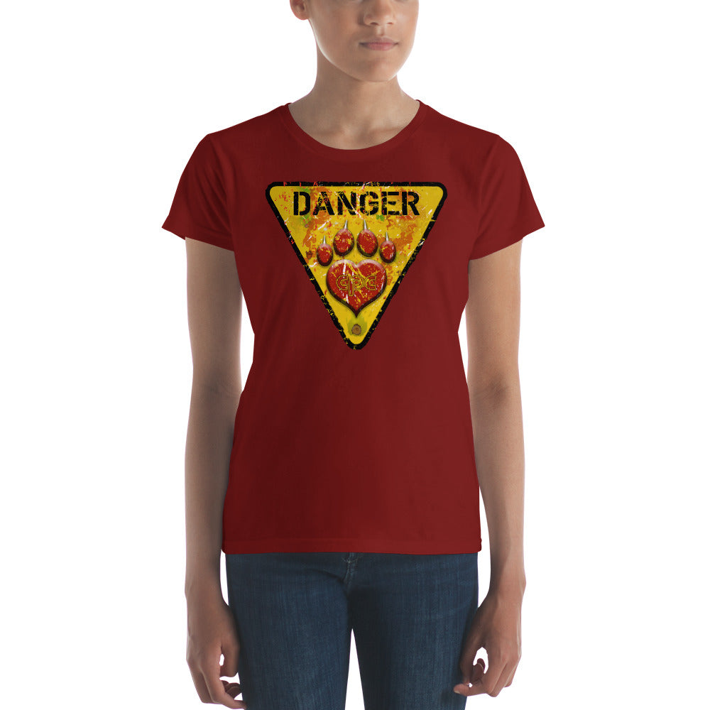 Danger Cat - Fashion Fit Ringspun T-Shirt - 100% cotton