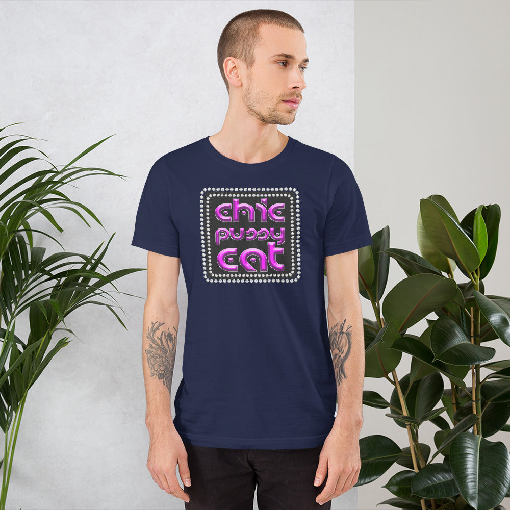 CHIC PUSSY CAT: DIAMOND DOLL - Unisex t-shirt