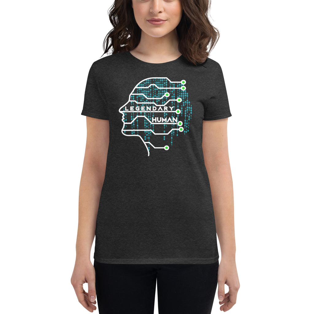 LEGENDARY HUMAN: MATRIX HEAD - Women's short sleeve t-shirt